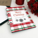 Plaid Personalized Cards of Christmas Past Card Book