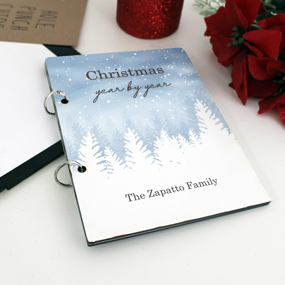 Personalized Cards of Christmas Past Card Book