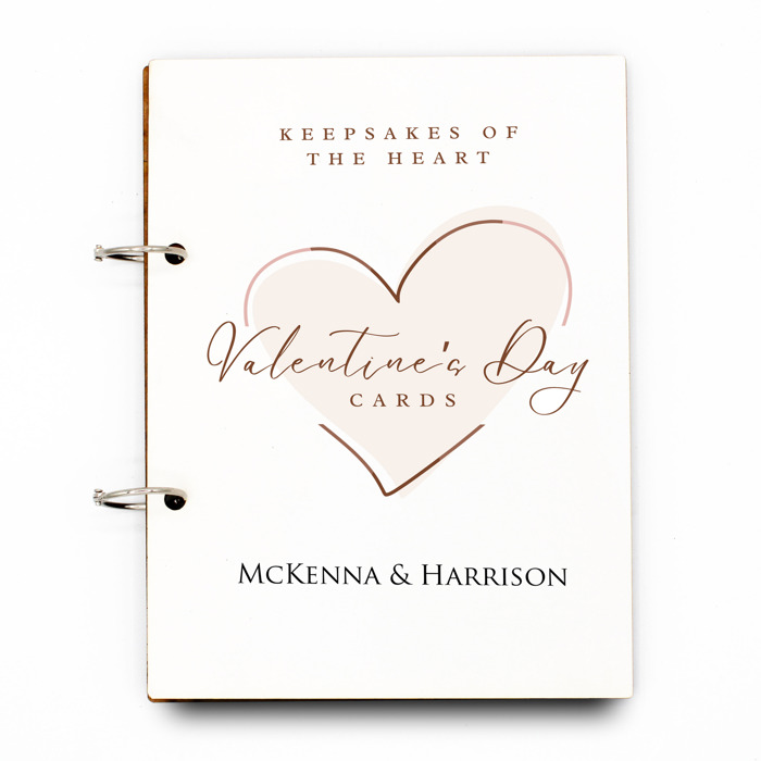 Valentine's Day Card Book Organizer