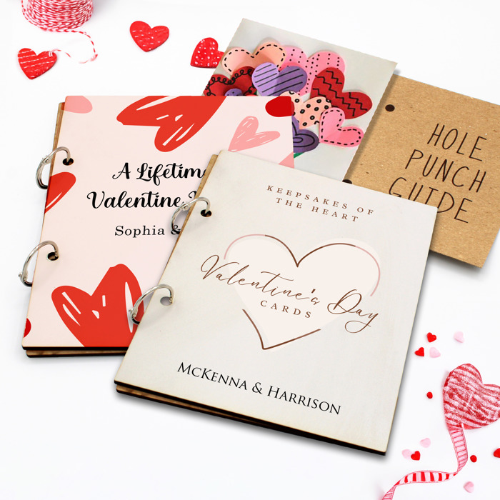 Valentine's Day Card Book Organizer