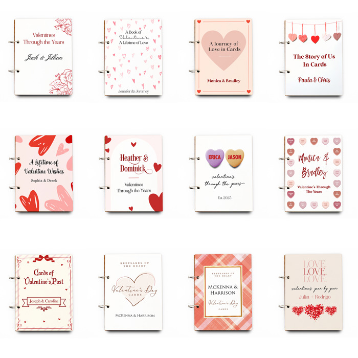 Valentine's Day Card Book Organizer