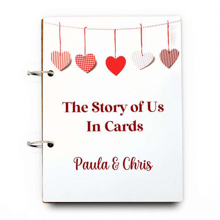 Valentine's Day Card Book Organizer