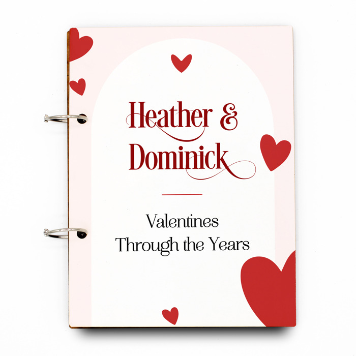 Valentine's Day Card Book Organizer