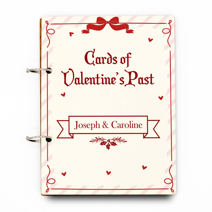 Valentine's Day Card Book Organizer