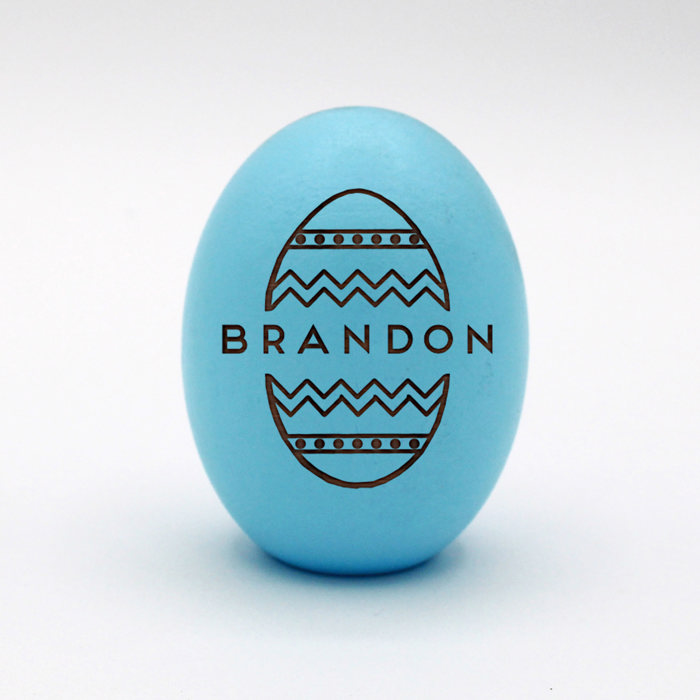 Personalized Wood Easter Eggs