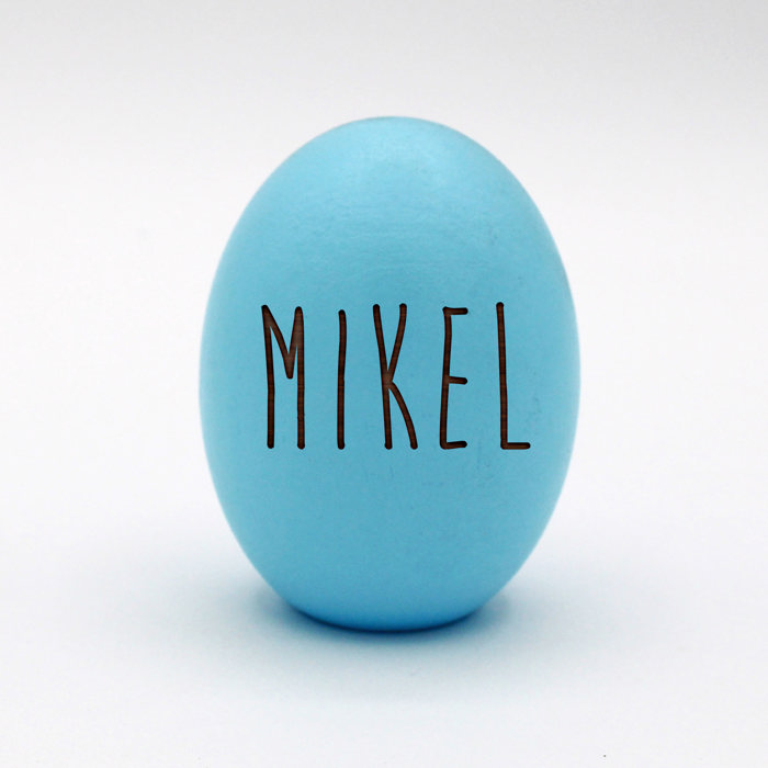 Personalized Wood Easter Eggs