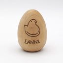 Bird Peep Personalized Wood Easter Eggs