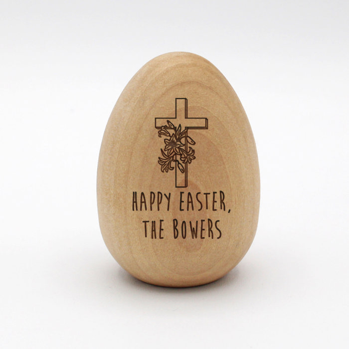 Personalized Wood Easter Eggs