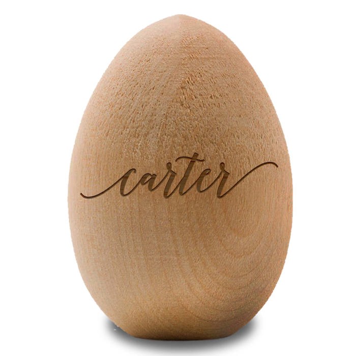 Personalized Wood Easter Eggs