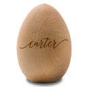 carter Personalized Wood Easter Eggs