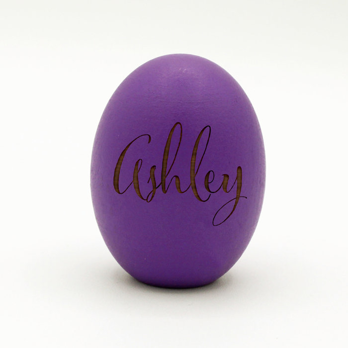 Personalized Wood Easter Eggs