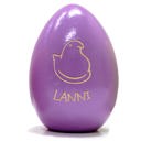 Bird Peep Personalized Wood Easter Eggs