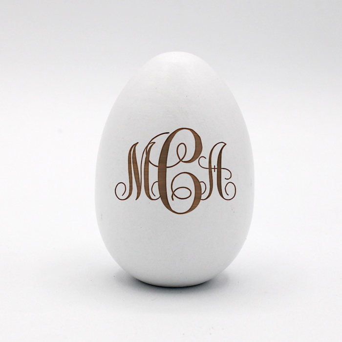 Personalized Wood Easter Eggs