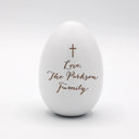 Cross- The Parksons Personalized Wood Easter Eggs