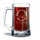 Groomsmen 4 Personalized Glass Beer Stein