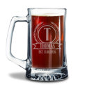 Thomas Personalized Glass Beer Stein