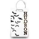 Bats Personalized Halloween Name Tags