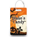 Graveyard Personalized Halloween Name Tags