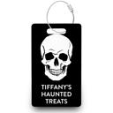 Skull Personalized Halloween Name Tags
