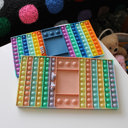 Bubbles Pop It Toy Game Board
