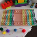  Bubbles Pop It Toy Game Board