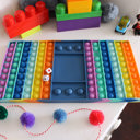  Bubbles Pop It Toy Game Board
