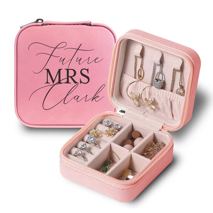 Personalized Travel Jewelry Box