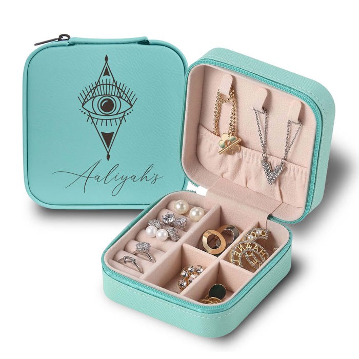 Personalized Travel Jewelry Box