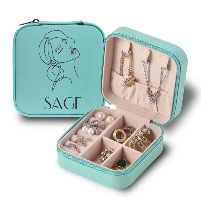 Personalized Travel Jewelry Box