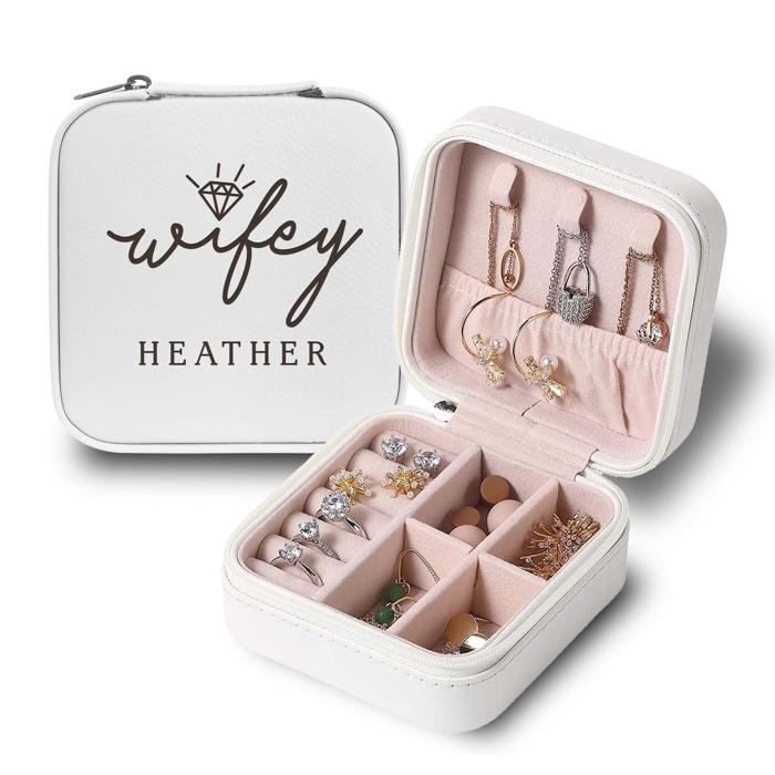 Personalized Travel Jewelry Box