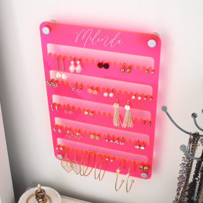 Personalized Jewelry Wall Mount