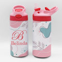 Belinda Personalized Kid's Metal Tumblers with Straw