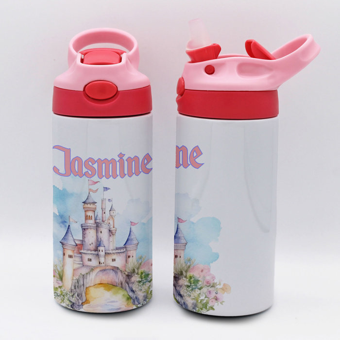 Personalized Kid's Metal Tumblers with Straw