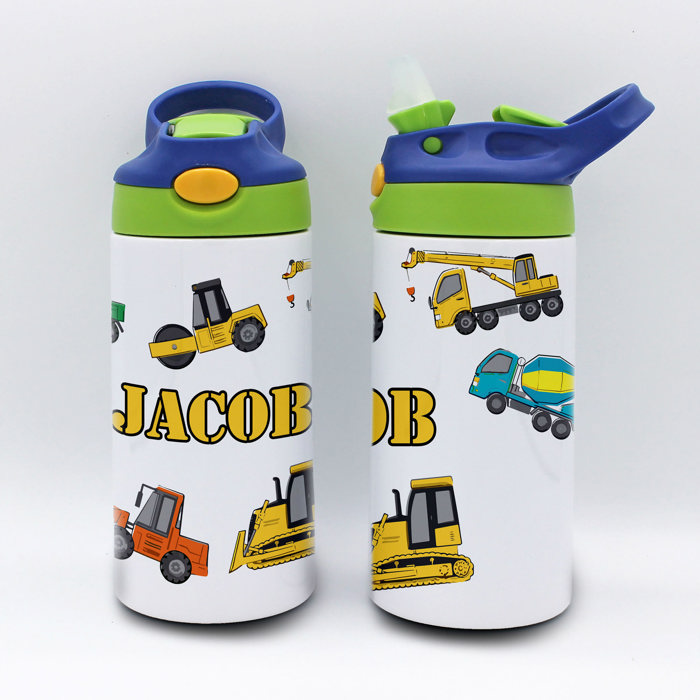 Personalized Kid's Metal Tumblers with Straw