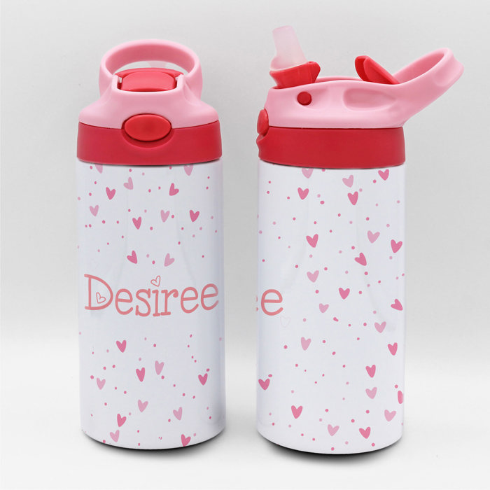 Personalized Kid's Metal Tumblers with Straw