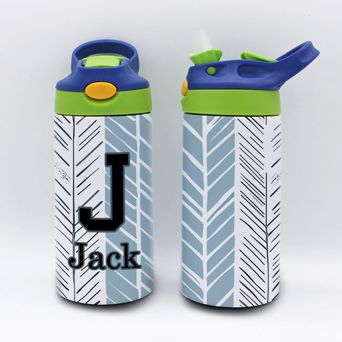 Personalized Kid's Metal Tumblers with Straw