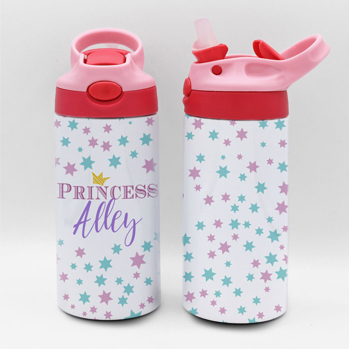 Personalized Kid's Metal Tumblers with Straw