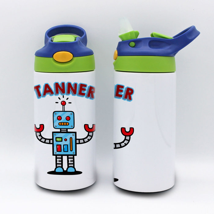 Personalized Kid's Metal Tumblers with Straw