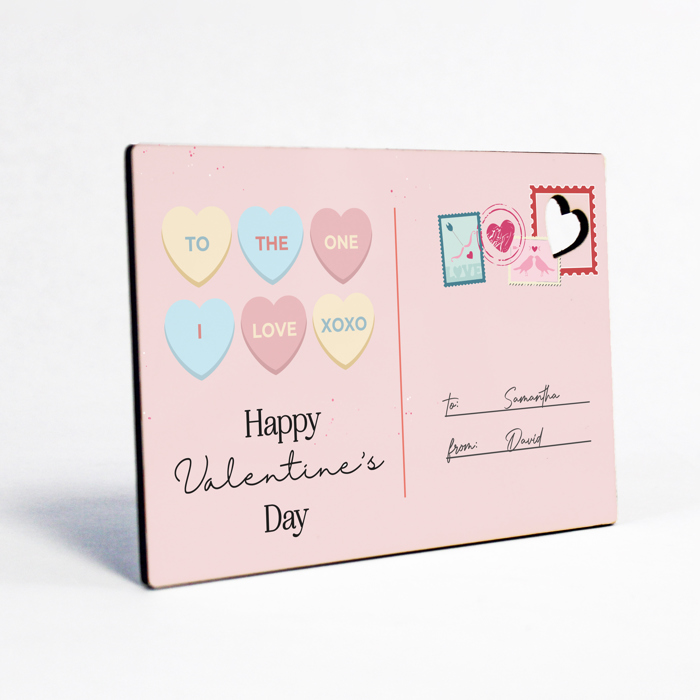 Wooden Love Postcard | Valentine's Day