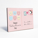 Design 12 Wooden Love Postcard | Valentine's Day