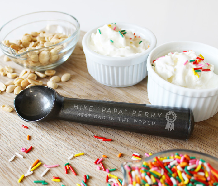 Dad Personalized Ice Cream Scoops 