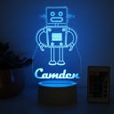 Robot Personalized Kid's Night Light