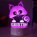 Cat Personalized Kid's Night Light