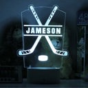 Hockey Personalized Kid's Night Light