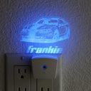 Car Personalized Night Light Wall Plug