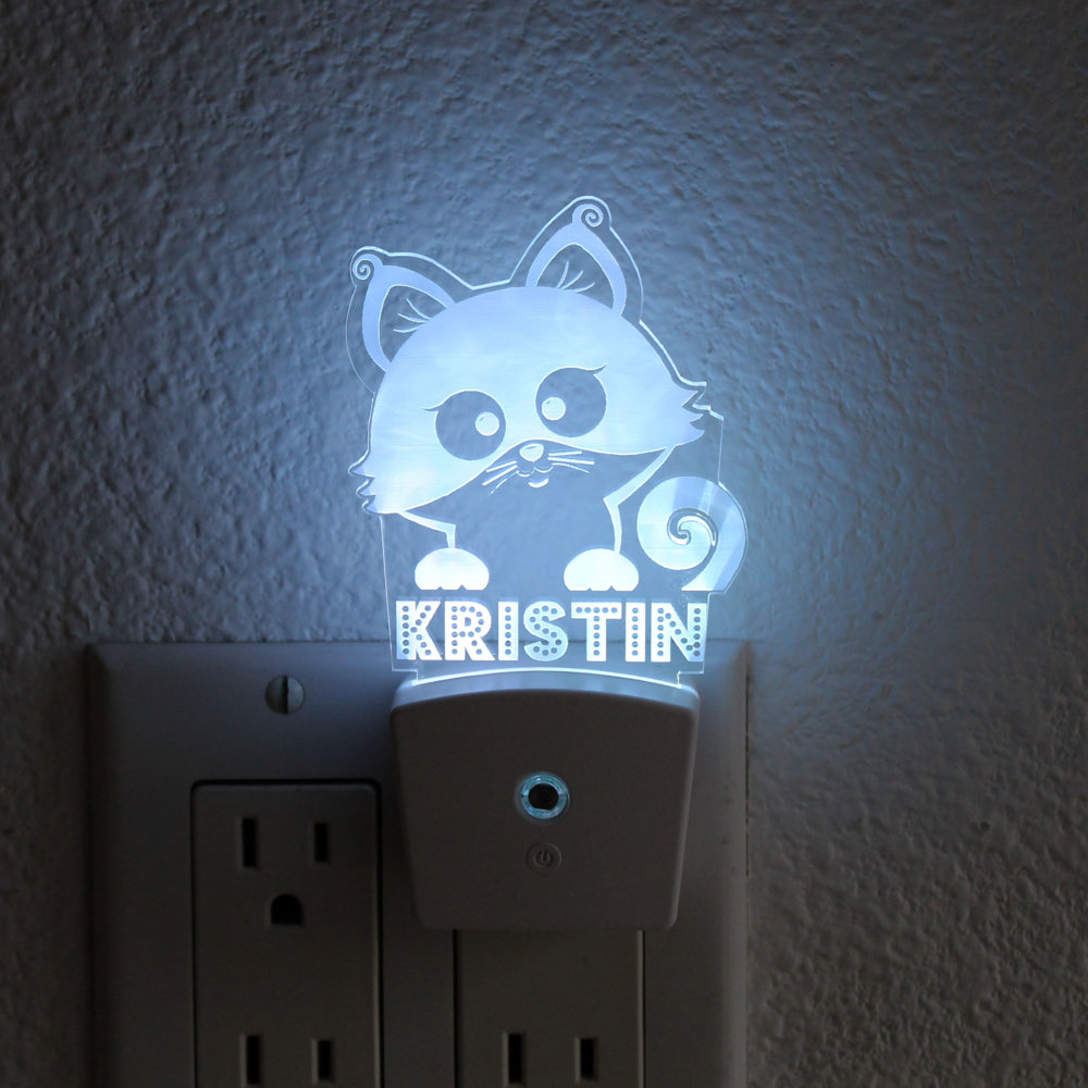 Personalized Night Light Wall Plug