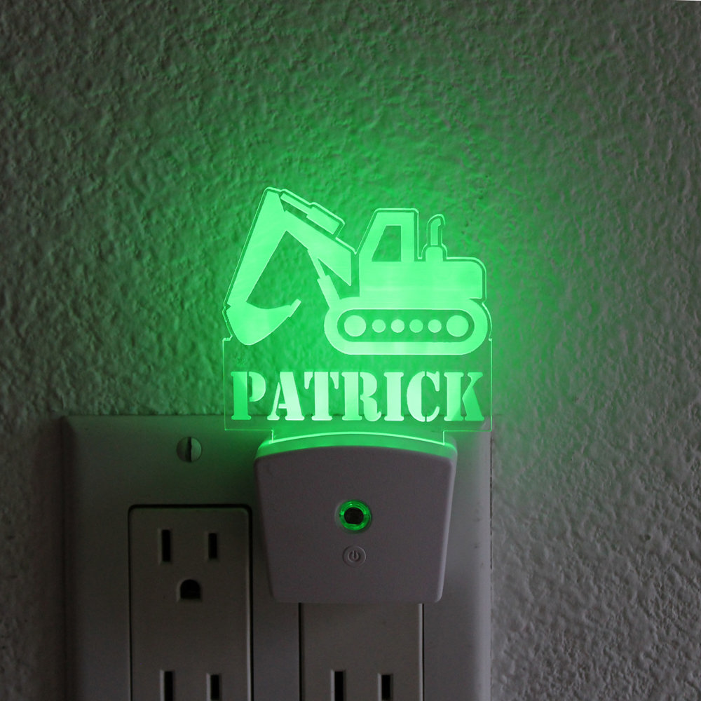 Personalized Night Light Wall Plug