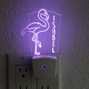 FLAMINGO Personalized Night Light Wall Plug