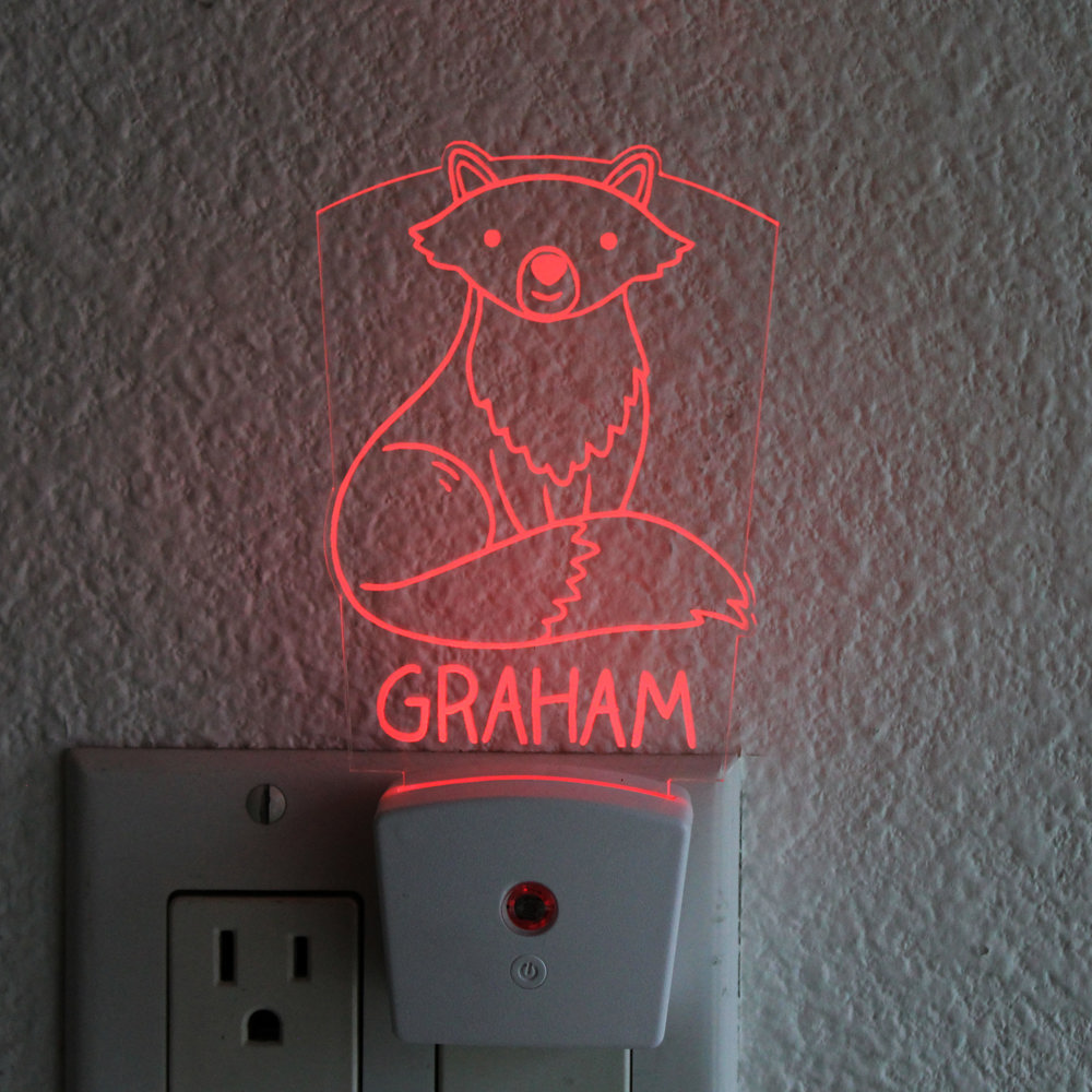 Personalized Night Light Wall Plug