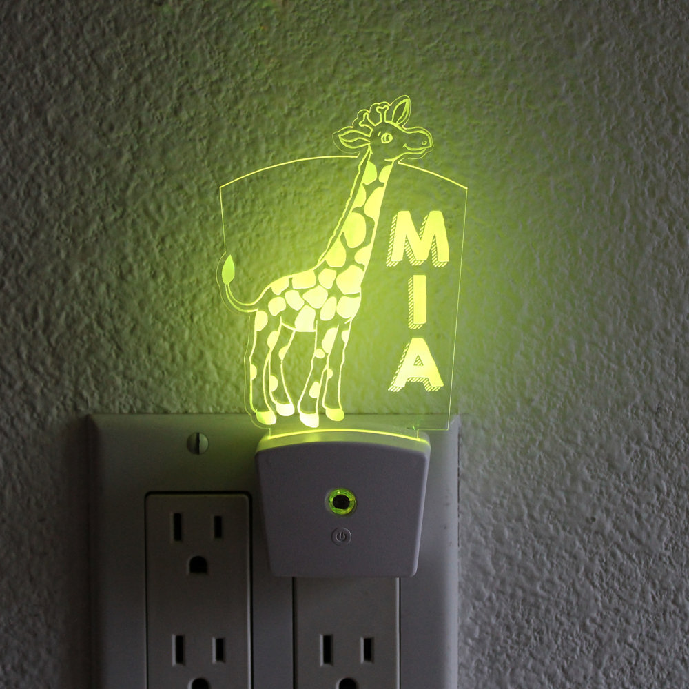 Personalized Night Light Wall Plug